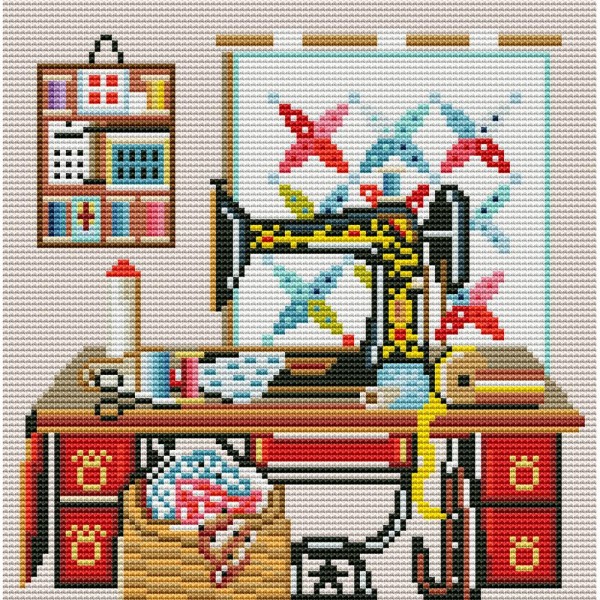 14ct Full cross stitch | Home craft（30x30cm） Painting By Numbers UK