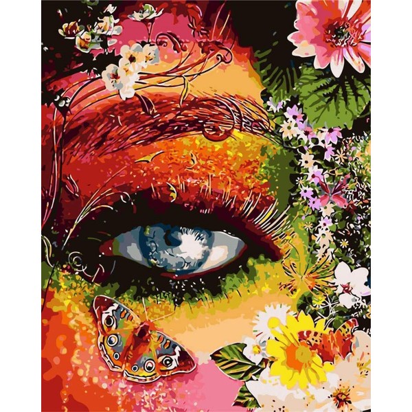 Colored eye Painting By Numbers UK