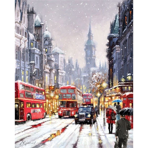 Buses in London Painting By Numbers UK