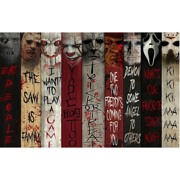 HORROR QUOTES Painting By Numbers UK