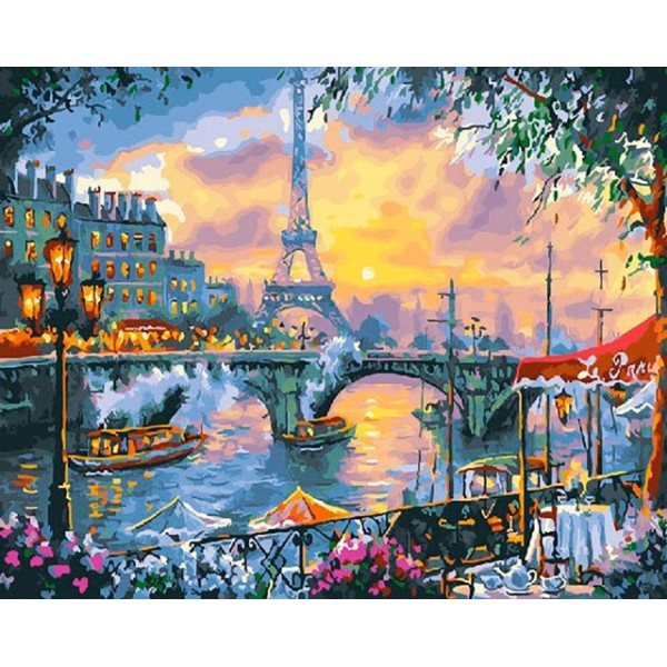 Eiffel Tower- 40*50cm Painting By Numbers UK
