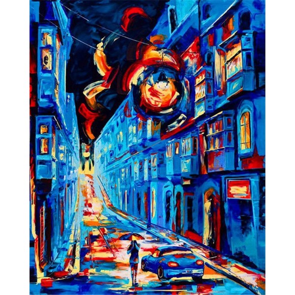 Night street Painting By Numbers UK