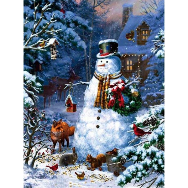 Christmas (40X50cm) Painting By Numbers UK