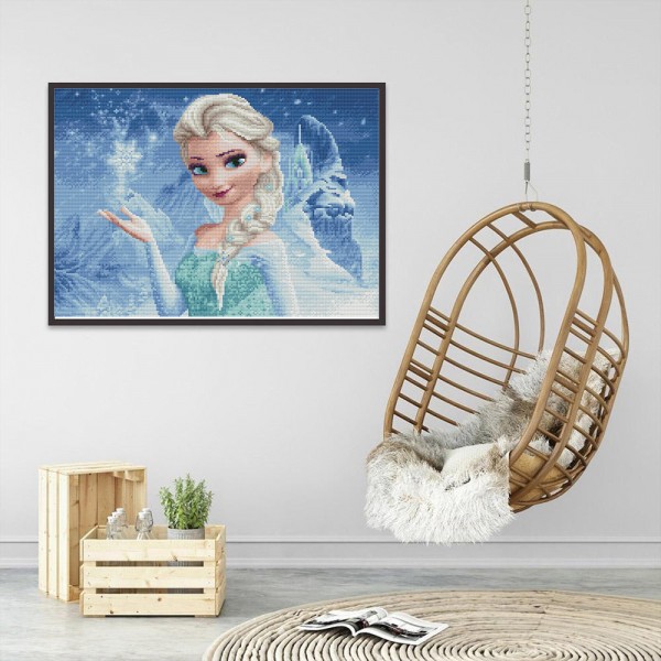 11ct cross stitch | Princess（40x50cm） Painting By Numbers UK