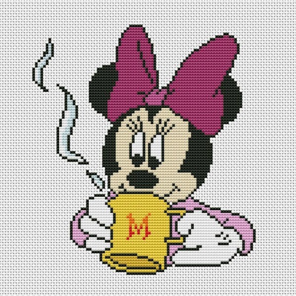 14ct cross stitch | Mickey Mouse（30x30cm） Painting By Numbers UK