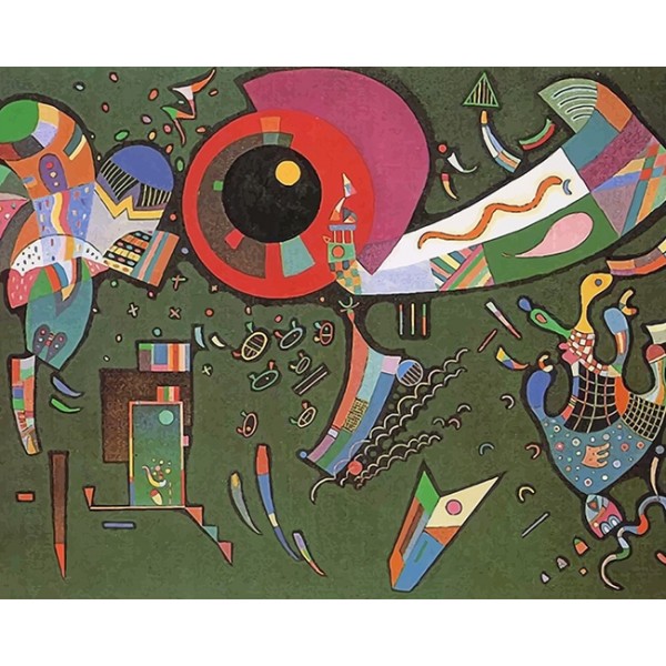 Wassily Kandinsky Around The Circle Painting By Numbers UK