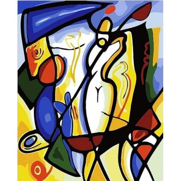 Abstract Cubist Series Pablo Picasso (40X50cm) Painting By Numbers UK