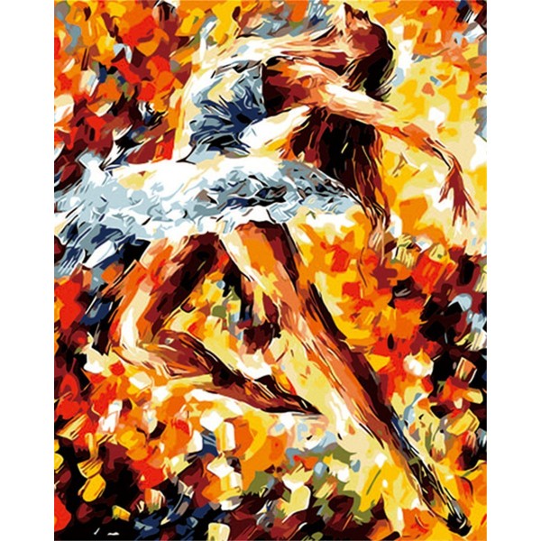 Colorful dancer Painting By Numbers UK