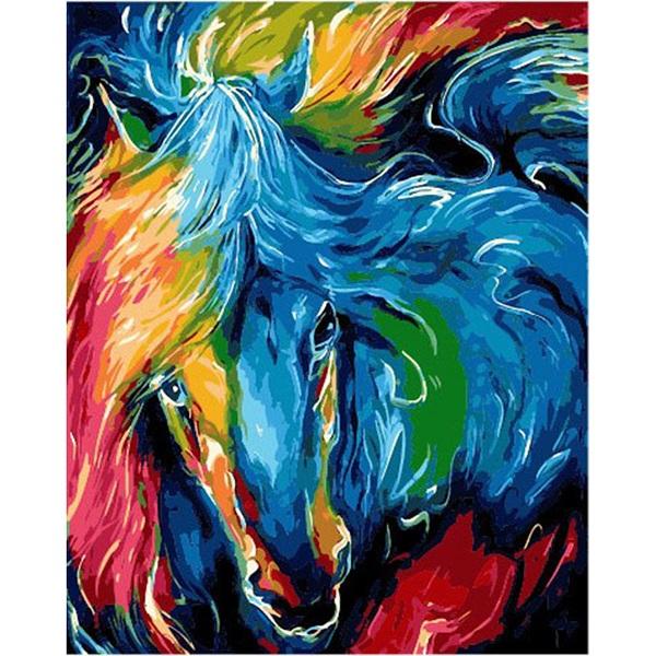 Colorful horse Painting By Numbers UK