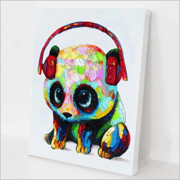 Colorful Panda Painting By Numbers UK