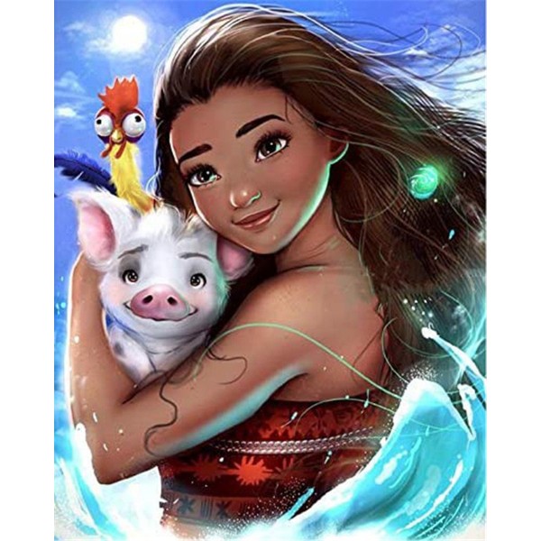 Moana Painting By Numbers UK