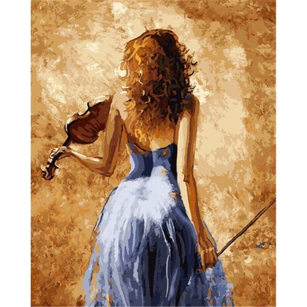 Violinist girl Painting By Numbers UK