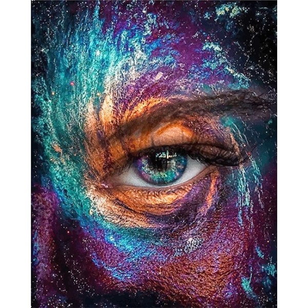 Galaxy Eye  (40X50cm) Painting By Numbers UK
