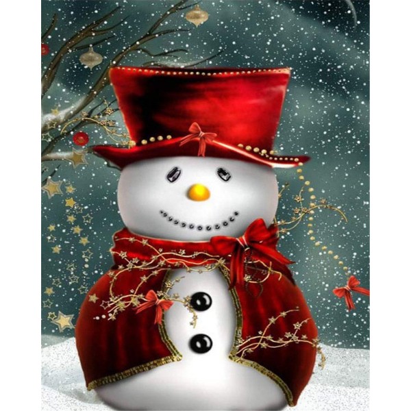 Handsome snowman Painting By Numbers UK