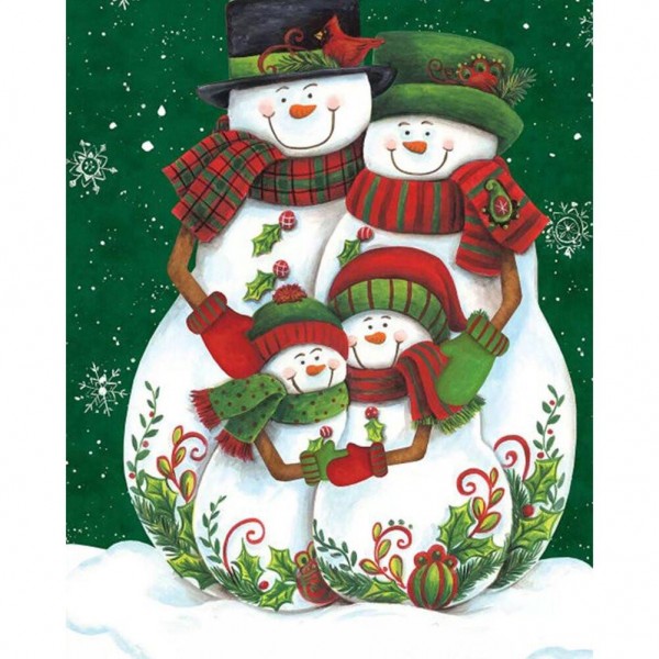snowman Painting By Numbers UK