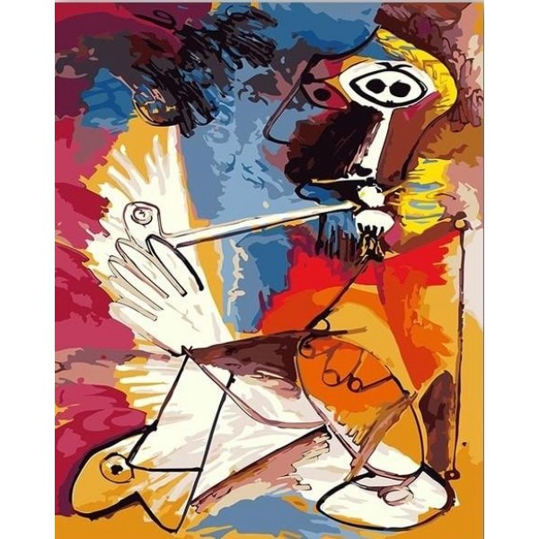 The Smoker Pablo Picasso  (40X50cm) Painting By Numbers UK