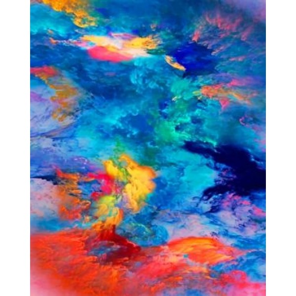 Abstract Colors (40X50cm) Painting By Numbers UK