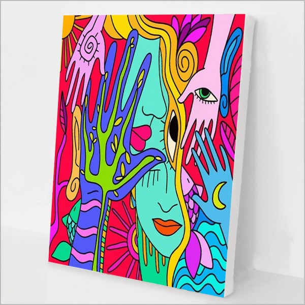 Psychedelic Art Painting By Numbers UK