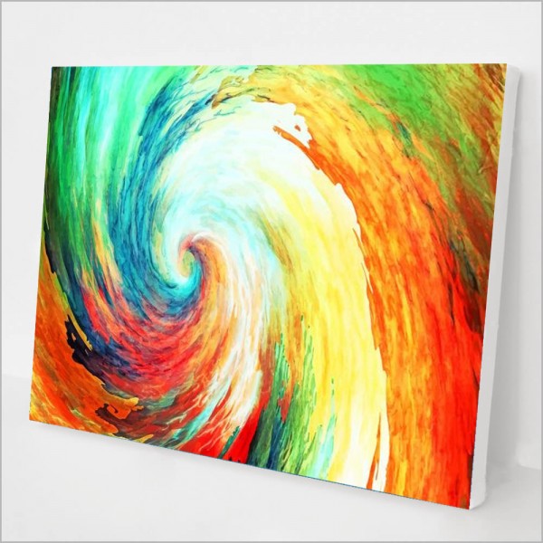 Colorful Abstract Art Painting By Numbers UK