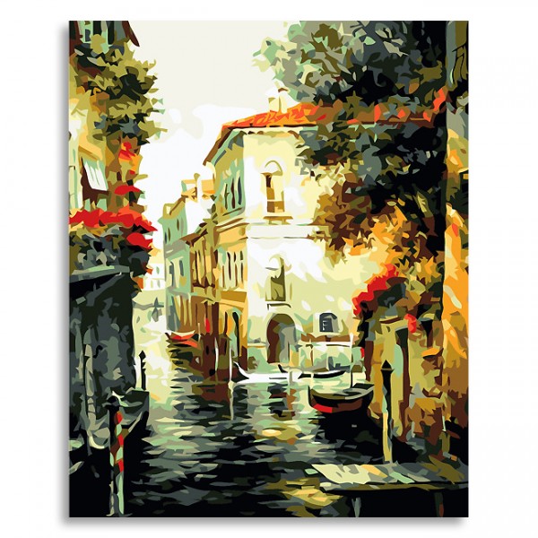 Venice Street View- 40*50cm Painting By Numbers UK
