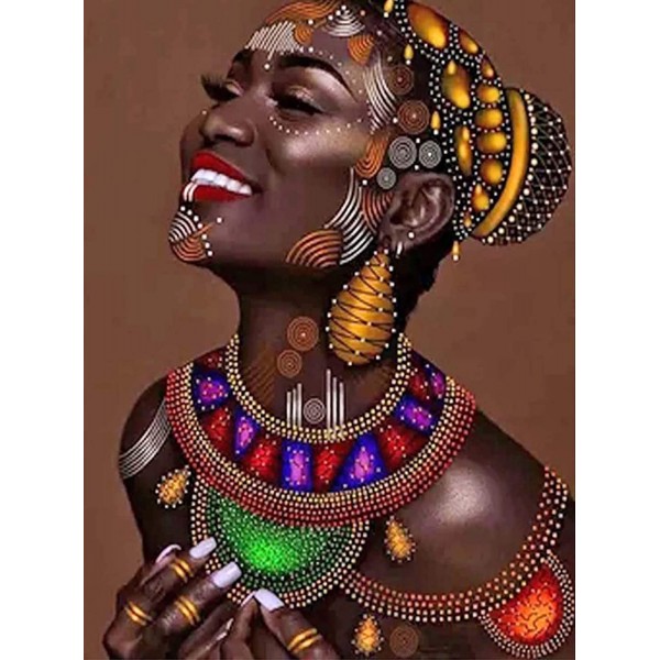 African woman Painting By Numbers UK