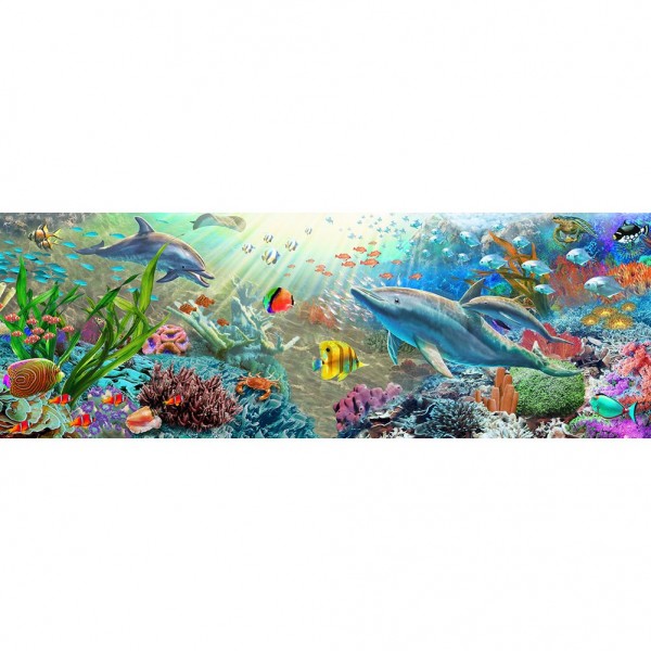 DIY Painting By Numbers-The underwater world-40*120cm Painting By Numbers UK