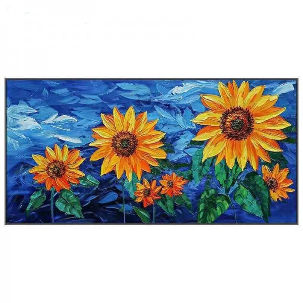 DIY Painting By Numbers-Sunflower-40*80cm Painting By Numbers UK