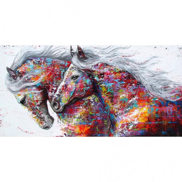DIY Painting By Numbers-Horse-40*80cm Painting By Numbers UK