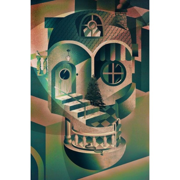 Utopia Skull  (40X50cm) Painting By Numbers UK