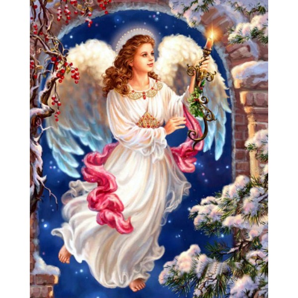 Angel wing girl Painting By Numbers UK