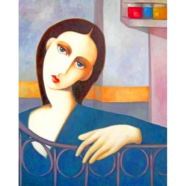 Aesthetic Woman (40X50cm) Painting By Numbers UK