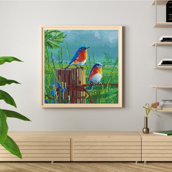 11ct cross stitch | Bird (30x30cm) Painting By Numbers UK