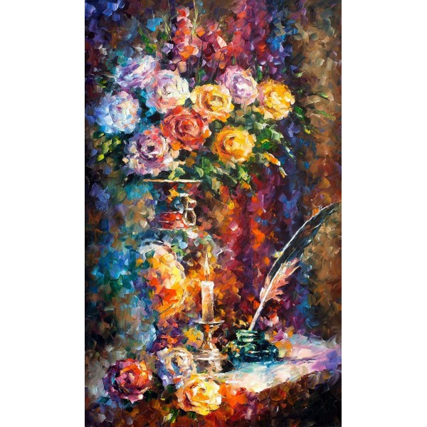 Abstract painting | flower  (40X70cm) Painting By Numbers UK