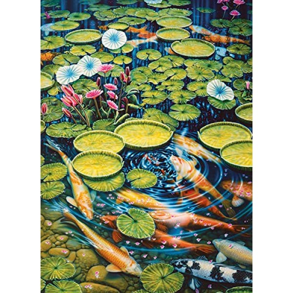 Carp pond- 40*50cm Painting By Numbers UK