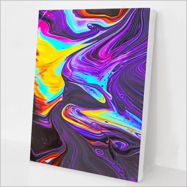 Abstract Colorful Art Painting By Numbers UK