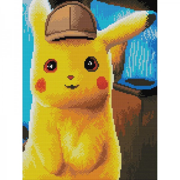 11ct Full cross stitch | Pokemon（30x40cm） Painting By Numbers UK