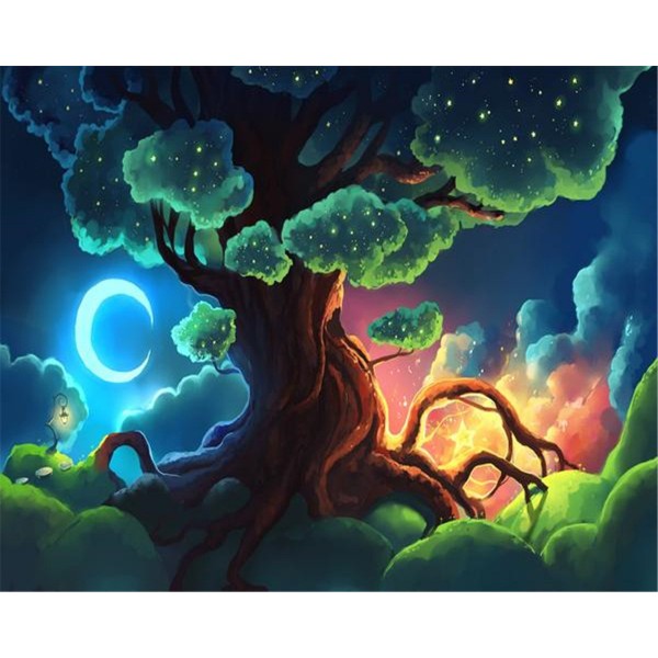 Anime tree Painting By Numbers UK