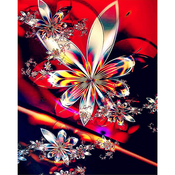 Crystal flower Painting By Numbers UK