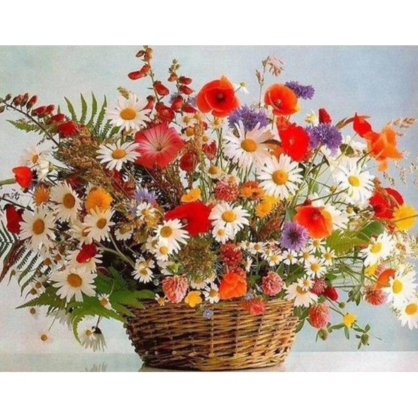 Beautiful Flowers Painting By Numbers UK