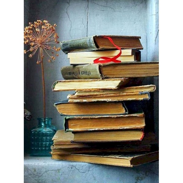 Books- 40*50cm Painting By Numbers UK