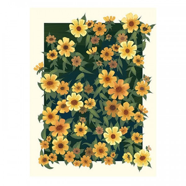 3D Little Yellow Flower - 40*50cm Painting By Numbers UK