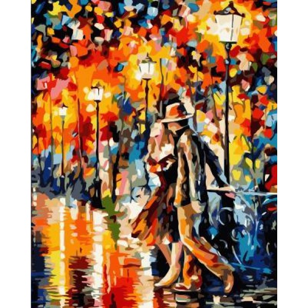Couple walking Painting By Numbers UK