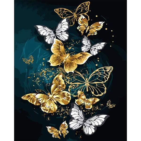 Beautiful butterflies Painting By Numbers UK
