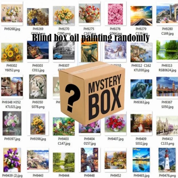 Painting By Numbers Mysterious Box -50% OFF Painting By Numbers UK