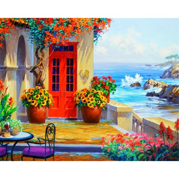 House by the sea Painting By Numbers UK