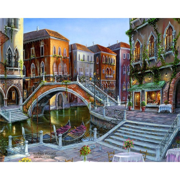 Romantic Venice Bridge Painting By Numbers UK