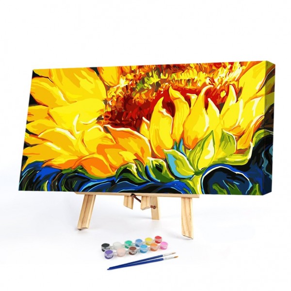 DIY Painting By Numbers-Flowers-40*80cm Painting By Numbers UK