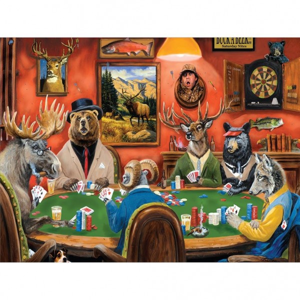 DIY Painting By Numbers-Animal Party-40*60cm Painting By Numbers UK