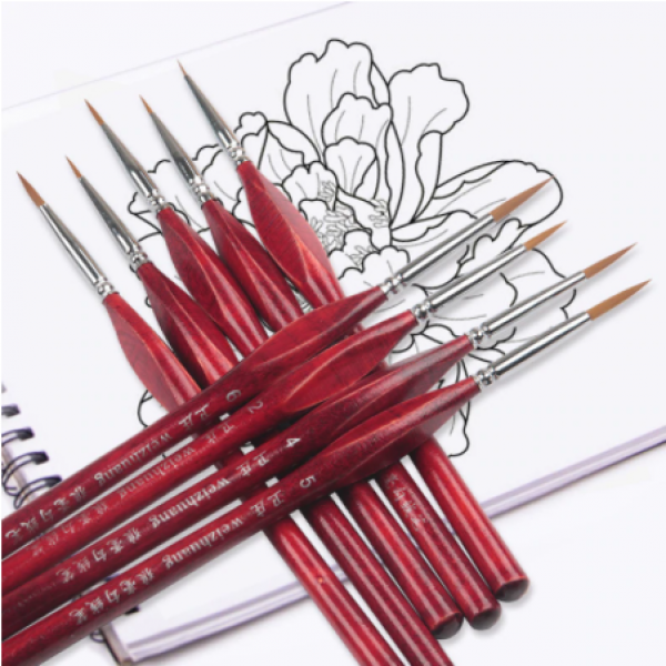 9 pieces / set,  fine art brushes Painting By Numbers UK