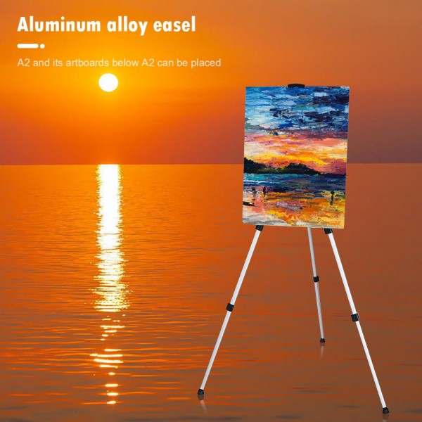 Folding Painting Frame Adjusy1.6m Aluminium Allo Painting By Numbers UK